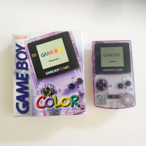 Gameboy Colour Clear Purple